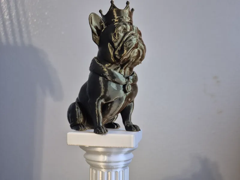 french bulldog pillar