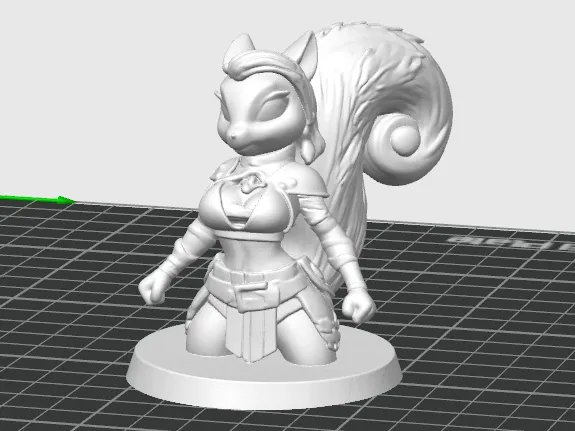 Squirrel Lady Miniature