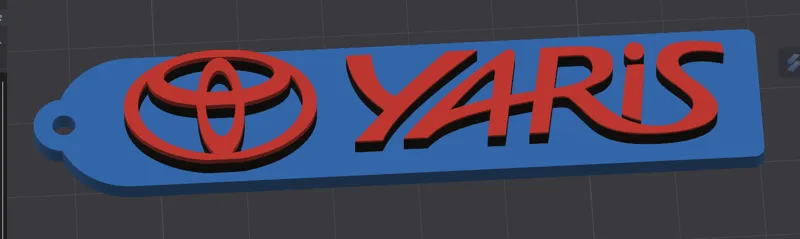 Toyota Yaris Keychain