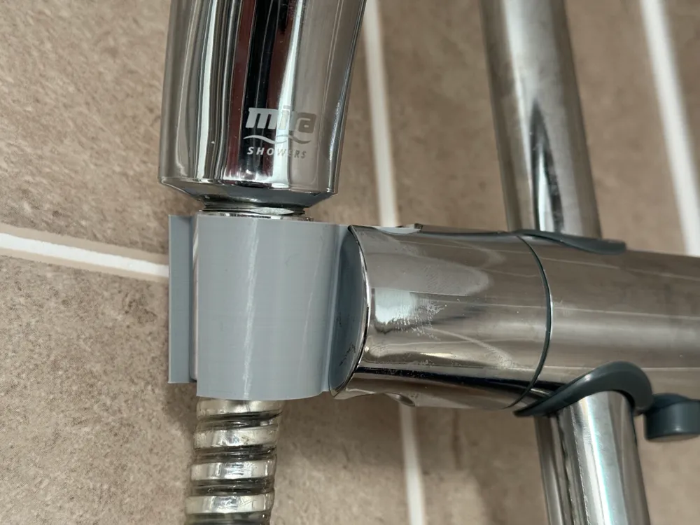 Shower Head Holder Adaptor (19mm female>24mm male) by AlanT1977