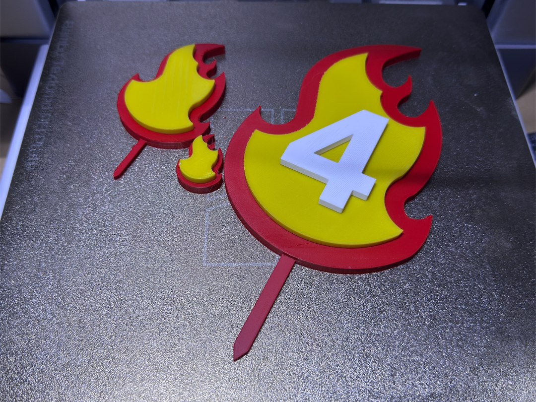 Fire Paw Patrol Cake topper marshall birthday