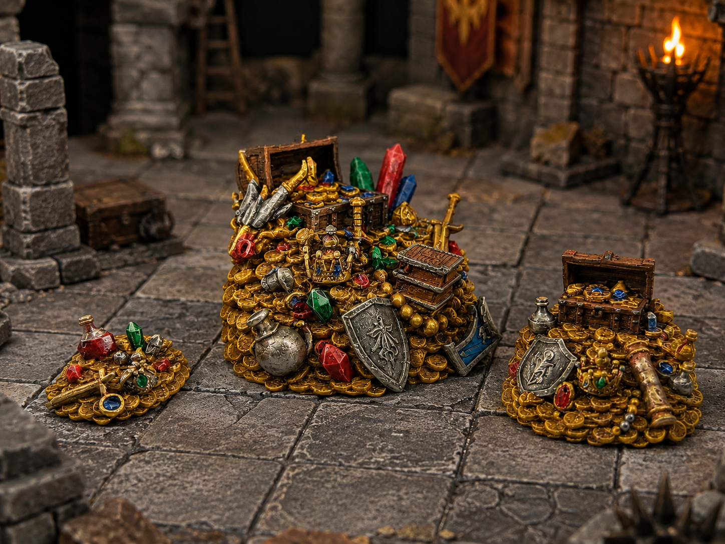 Epic Treasure Hoard Set – Loot Piles Terrain