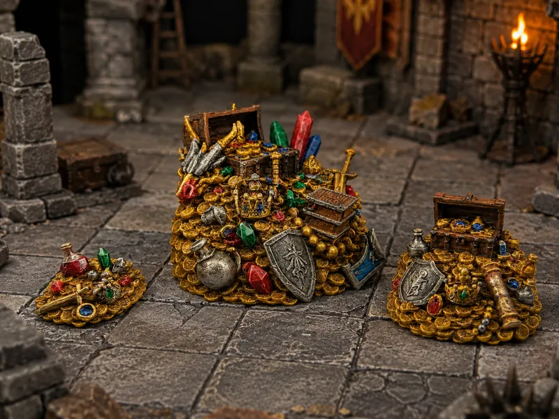 Epic Treasure Hoard Set – Loot Piles Terrain