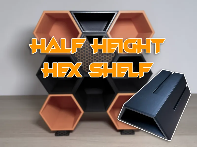Half Height Hex Storage Shelf