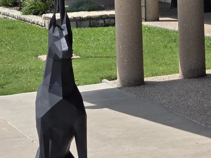Low Poly Doberman