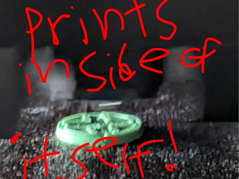 Smallest print inside itself Passthrough Fidget