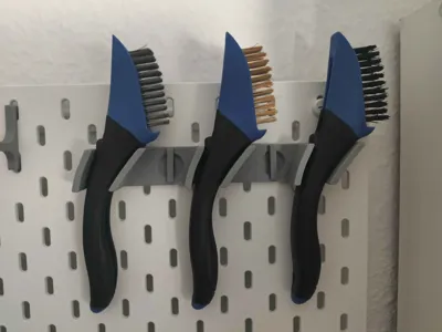 Skadis holder for Biltema wirebrush set