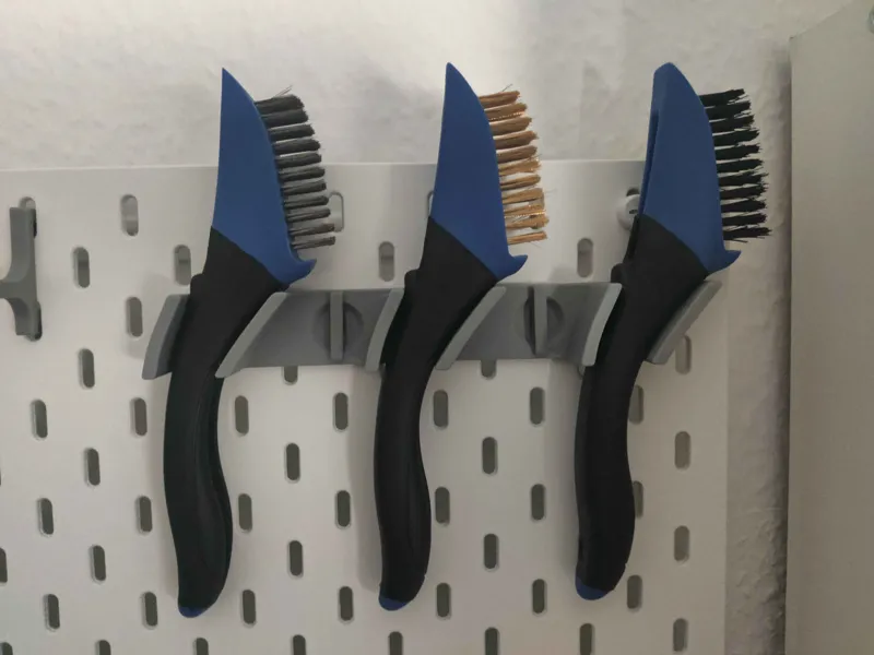 Skadis holder for Biltema wirebrush set