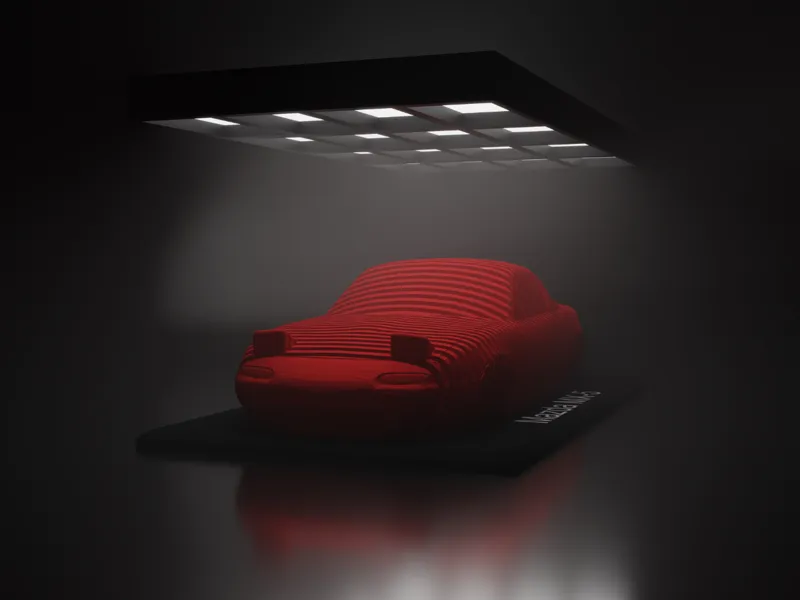 Mazda MX-5 NA Layered Sculpture