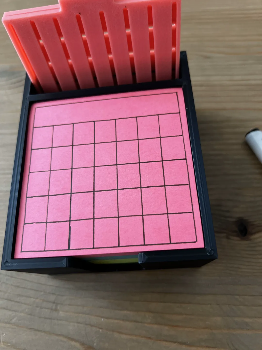 Calendar and list stencil for Post-it Notes view 2