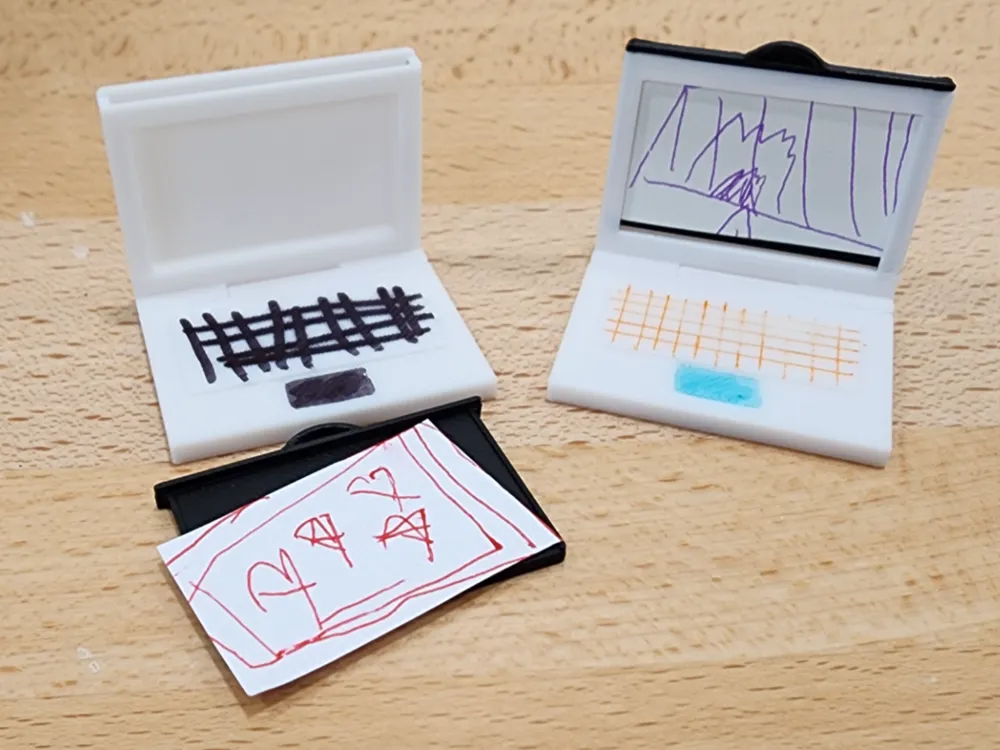 Barbie Laptop, Removable Screen & Open/Closes - Free 3D Print Model ...
