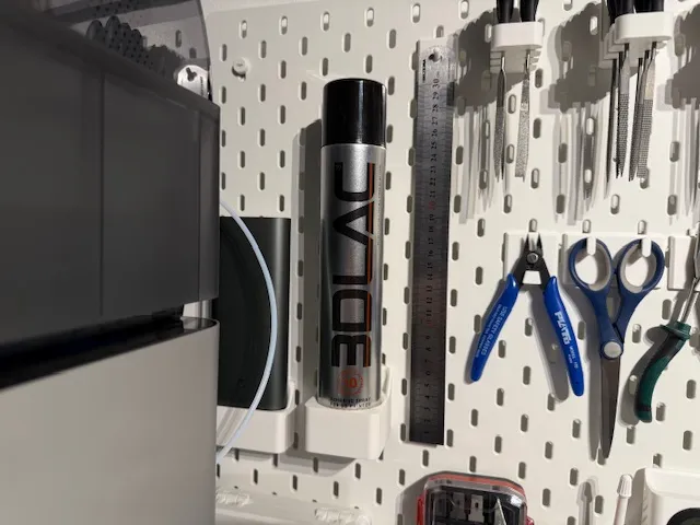 3DLAC holder for IKEA Skadis pegboard