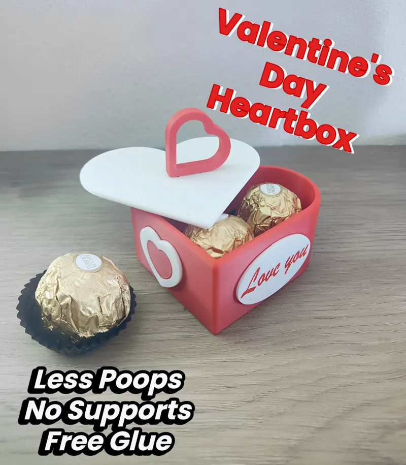 Valentine's Day Heart Box 2024