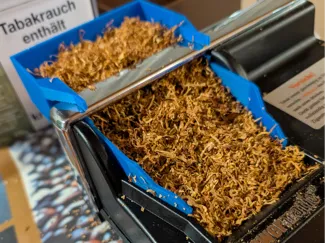 Tabaktrichter Rutsche für Powermatic1+