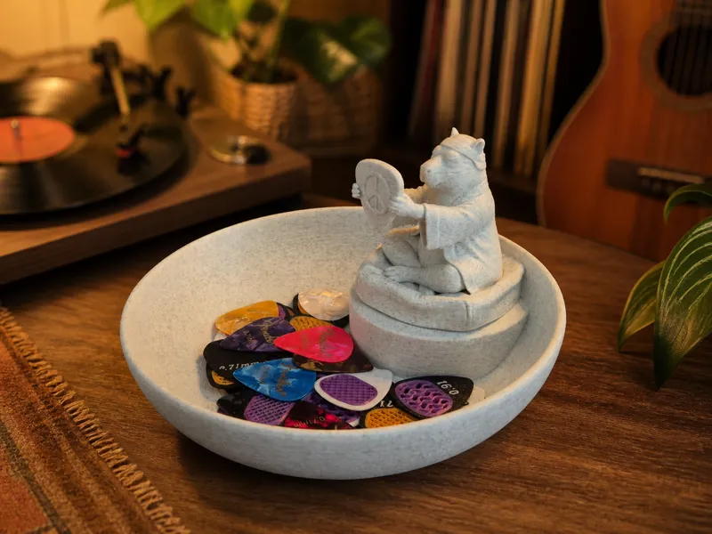 Capybara Zen Guitar Pick Holder Bowl