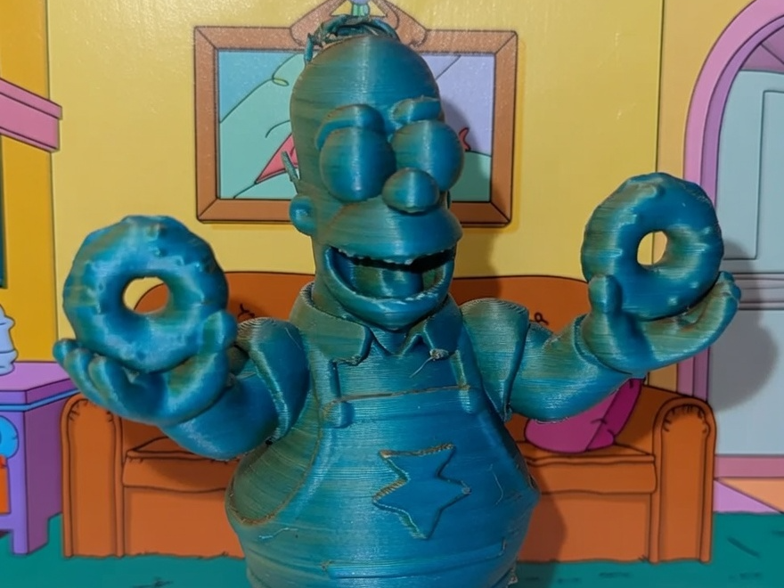 Homer Simpson Jongleur de Donuts 