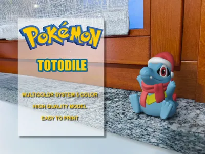 Pokemon TOTODILE Christmas edition - AMS Version