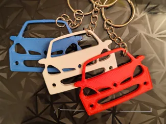 Renault Clio rs3 - 197 keychain