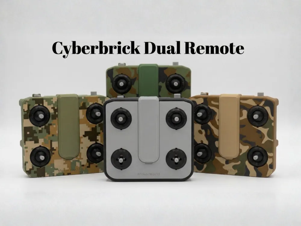 Remote Control Cybe CyberBrick Dual Remote - Free 3D Print Model - MakerWorld