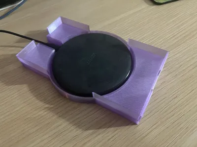 Smarphone charging cradle - circle