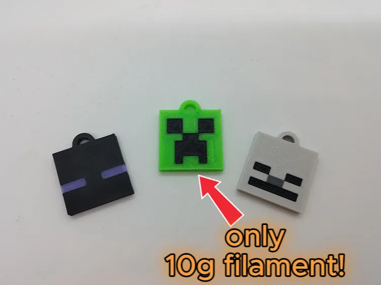 minecraft simple keychains