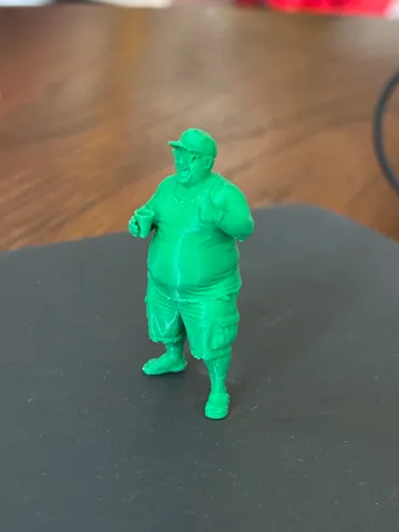 Escenografía en miniatura: diorama miniature - thumbs up happy man — vista de referencia 2