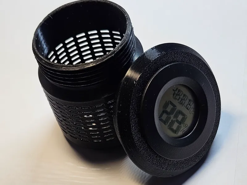 Silica Gel Spool Container with Hygrometer