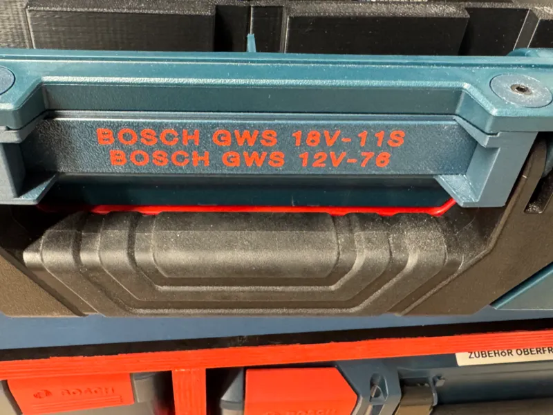 Beschritfungshalter für Contractor 170 "SLIM" Boxx