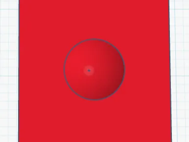 A box with a circle hole and a hole at the bottom