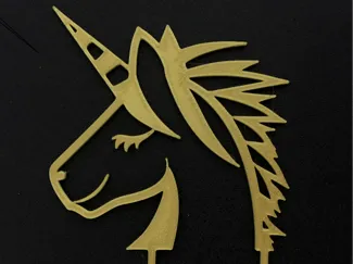 Unicorn cake topper