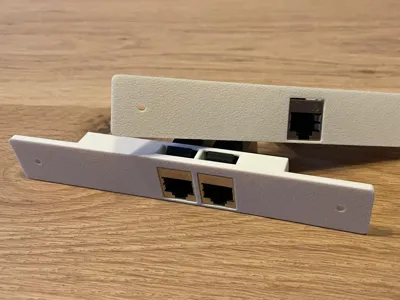 0.5U keystone panel for Microlab
