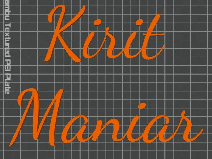 name plate