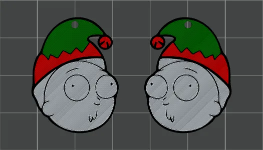 Rick & Morty "Morty Elf" Earrings view 2