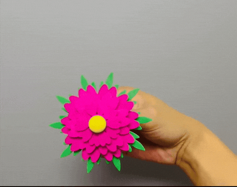 Miniatura 4 do modelo 3D 旋转富贵花