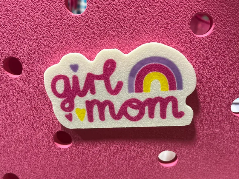 Girl Mom Bogg Charm