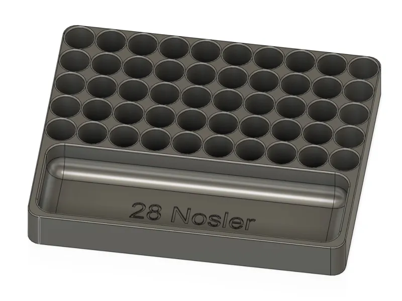 28 Nosler Reloading Tray.