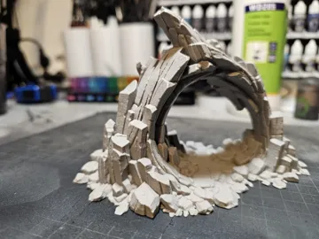 Escenografía en miniatura: Grimdark Rock Formations – Part 1 — vista de referencia 4