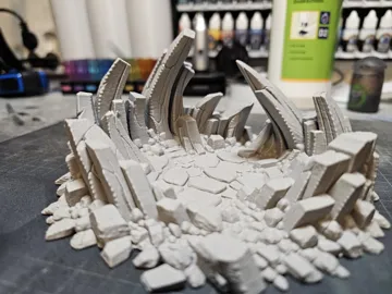 Escenografía en miniatura: Grimdark Rock Formations – Part 1 — vista de referencia 5