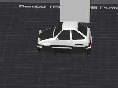 Initial D AE86 stylized car