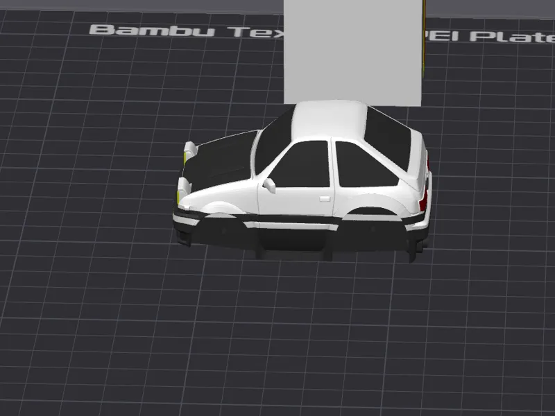 Initial D AE86 stylized car