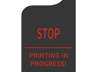 prin in progress sign