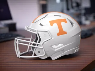 Tennessee Volunteers Football Helmet - With Stripe