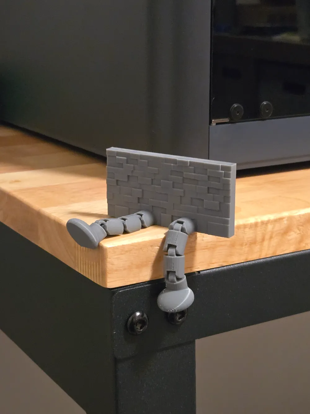 Brick Wall with Legs - Free 3D Print Model - MakerWorld