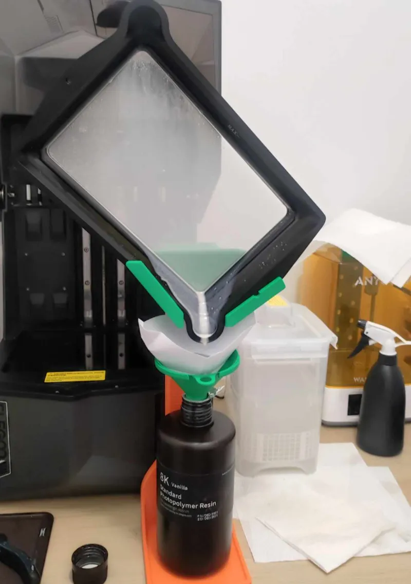 Adjustable Resin Vat Drainer - Saturn 4/4 Ultra