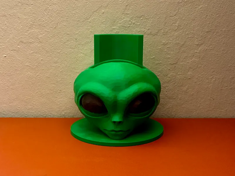 Alien Head Shaped Card Holder