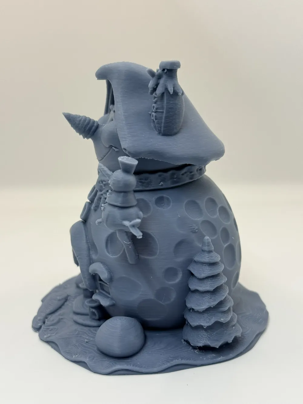 Christmas Hearth of the Snowman - Free 3D Print Model - MakerWorld