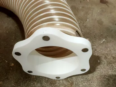 Workshop vacuum hose connector 100mm