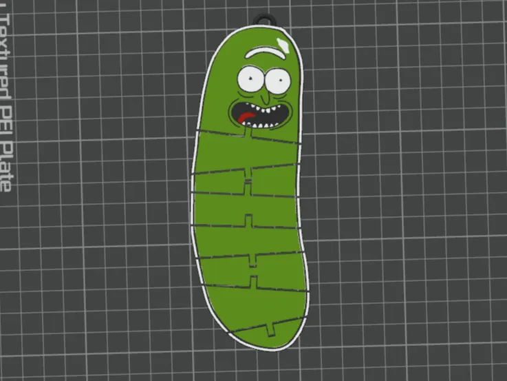 Rick and Morty Picle Rick flexi toy