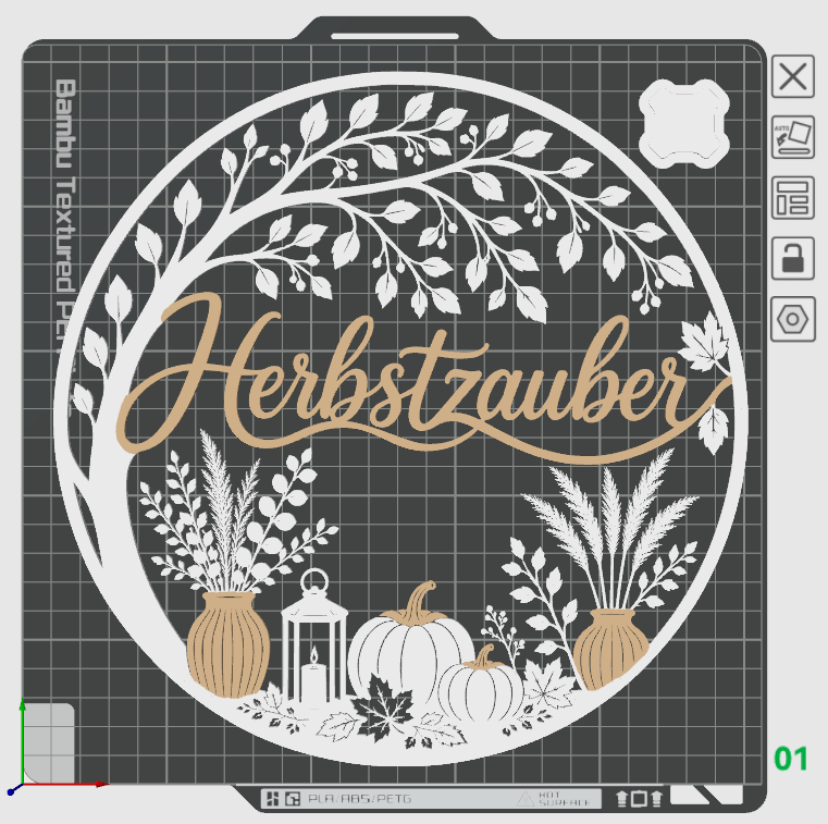 Wand- & Fensterbild Herbstzauber-Boho - 1