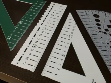 Letrero o emblema decorativo: Universal 3D-Printable School Ruler Set — vista de referencia 5